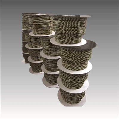 Graphite PTFE and Aramid Fiber Zebra Braided Gland Packing